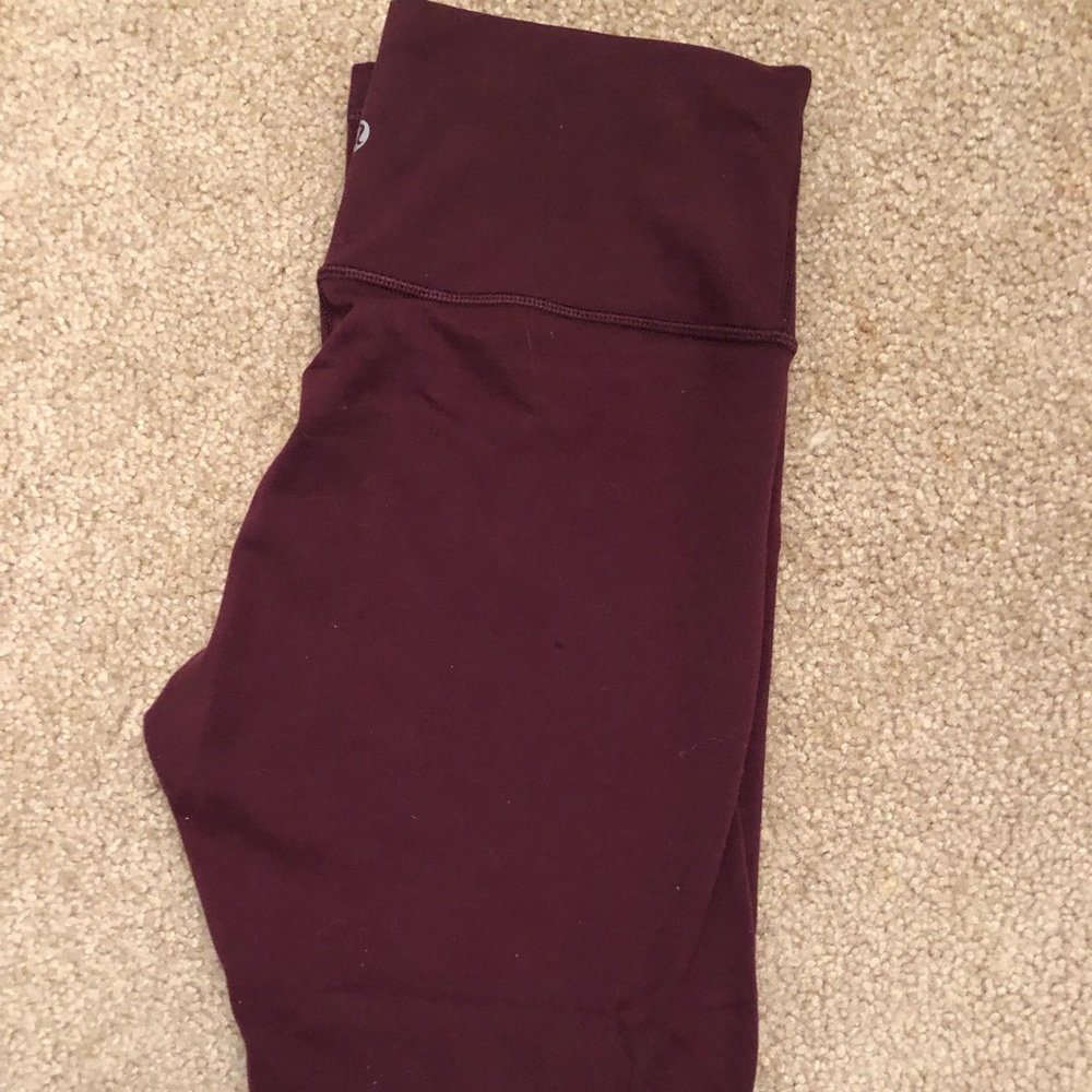 Lulu Lemon Wunder Under Full on Luon